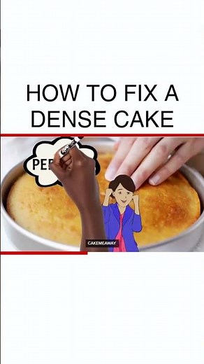 Perfect Your Baking: Simple Tips to Fix a Dense Cake #BakingTips #CakeHacks