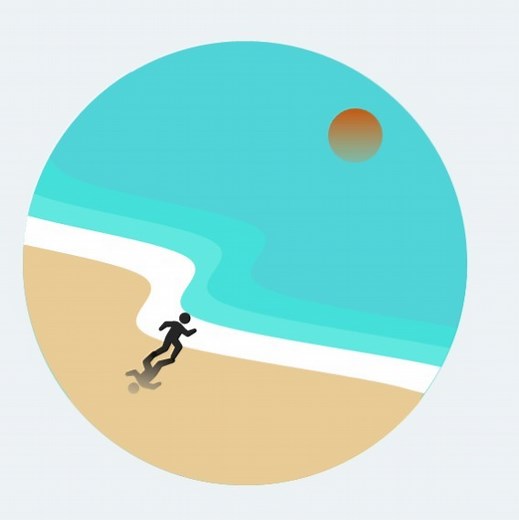 PPT练习——PPT也可以画极简插画了（曲线工具的使用）