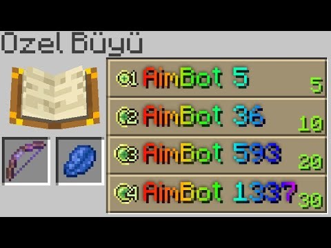 Minecraft, ama ÖZEL BÜYÜLER Var...