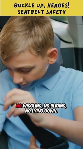 Buckle Up, Heroes! | Fun Seatbelt Safety Tips for Kids