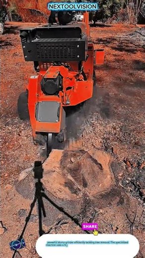 Smart Machine Innovative Stump Grinder Heavy Equipment for Efficient Tree Stump Removal