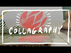 Basic Printmaking 101: Collagraphy (콜라그래프 콜라주 판화 기법)
