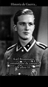 Karl Brommann: Waffen-SS tank commander #history #ww2 ##world war