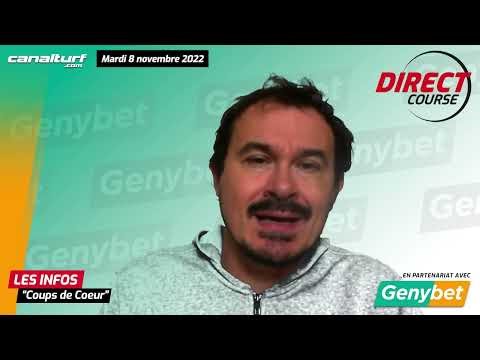 Pronostic vidéo du QUINTE  PRIX DE LA SEINE-ET-MARNE du Mardi 8 novembre 2022 - CanalturfTV Direct Course Pmu