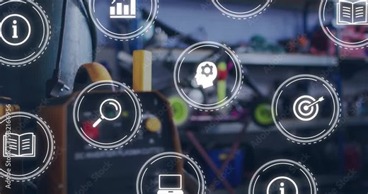 HUD icons spawning on activation, obscuring plasma cutter, revealing shelves with RC car for tech