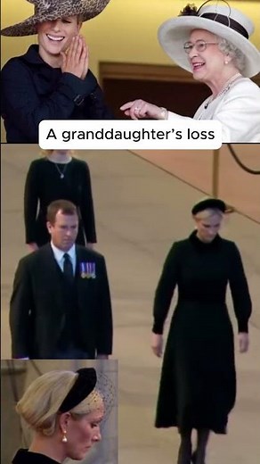 Zara Tindall’s Emotional Moment at Her Grandmother’s Funeral #royalfamily