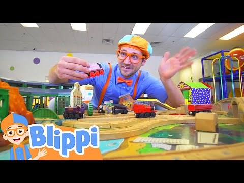 Blippi Visits an Indoor Playground | Kids Fun & Educational Cartoons | Moonbug Play and Learn