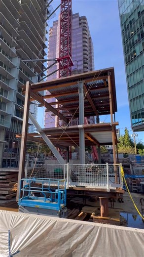 47K views · 677 reactions | Another massive and technical modular lift today by our Ironworkers 97 members with Supreme Steel. Bosa Properties’ 'Fifteen Fifteen' project at 1515 Alberni St. in downtown Vancouver is coming along nicely. This 45,000-pound cantilevered structure will be part of the 21st to 23rd floor of the 47-storey tower. Great work out there, fellas! #ironwork #ironworkers | Ironworkers Local 97 | Facebook