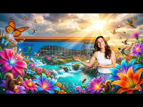 We Completely Transformed the Outside of our Aquarium With Real Plants!