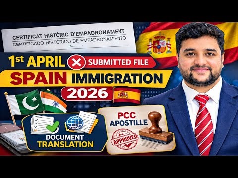 Spain Immigration 2026 | 1st April Submitted File | Empadronamiento PCC Document Translation Guide