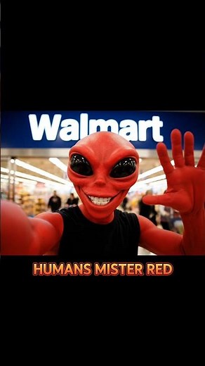 Alien Goes to Walmart for the First Time 👽🛒 (You Won’t Believe This!) #shorts