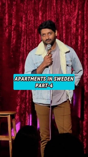 Apartments in Sweden - Part-4 Full video link in my bio Share your apartment search experiences and show some love for the set 💯😍 #Comedy #sweden #indian #apartment #standup #trendingreels | Vignesh Nagarajan