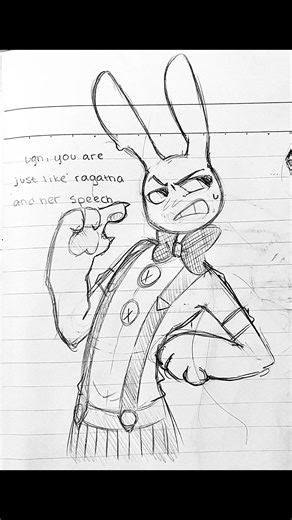 This entire audio feels incredibly out of character to me but I had to draw it lmao. I’m a multishipper, so my page will not be entirely Funnybunny art. I’m planning on doing Jesterdoll art soon 😸 and maybe Google art. Also I lowkey hate how this looks so idk if it’s gonna do too well. My sister has been using my Apple Pencil and I have had to take photos from my sketchbook💀, so I apologize for the quality. Anyways, thanks for watching, cuties. #theamazingdigitalcircus #funnybunny #jax #pomni 