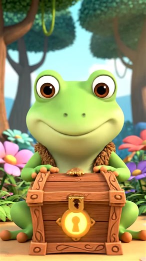 Daddy Frog Open Blind Box Teach Colour #cuteanimation #cartoon #3danimation #kidscontent #funny