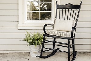 How to Turn a Chair into a Rocking Chair - She Holds Dearly