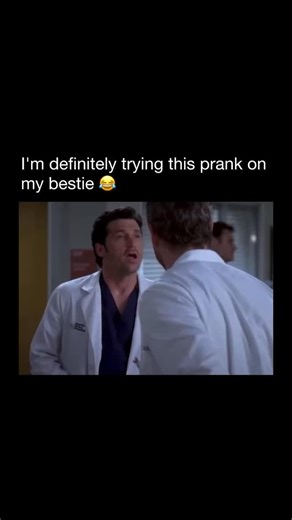 MEMES | When Derek pulled that prank on Mark 🤣 Grey’s Anatomy centers on a group of surgical interns, residents, and attending physicians at Grey... | Instagram