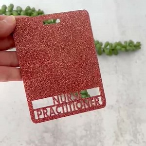 Double Lines Badge Buddy, Custom Badge Buddy, Badge Buddy Nurse, RN Badge Buddy, Healthcare Badge Tags, Nurse Badge Tag, X-ray Marker Parker - Etsy