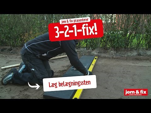 Fliselægning. Lær hvordan lægning af fliser udendørs gøres her