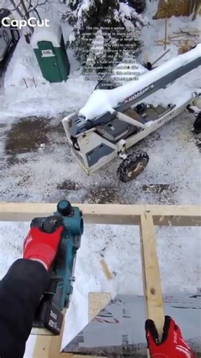 shave wood off the end of a roof truss #wood #woodworking #tools