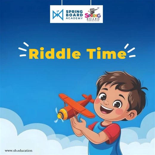 Spring Board on Instagram: "Riddle time! 🧩 What has hands but can’t clap? 🤔 http://www.sb.education #springboard #springboardacademy #springboardinternationalschools #puzzle #teaching #learning #school #tech #education #knowledge #riddle #sbschool"