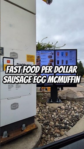Fast Food Per Dollar: Sausage Egg McMuffin