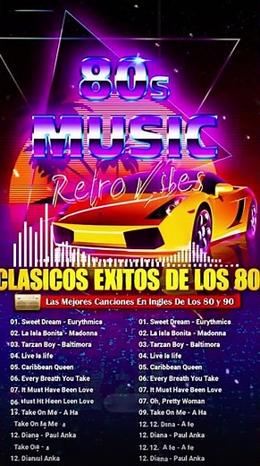 Grandes Exitos De Los 80 y 90 - Las Mejores Canciones De Los 80 - Classico Canciones 80s