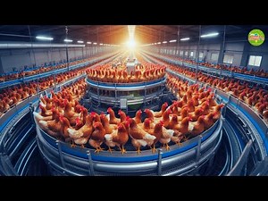 Amazing Modern High-Tech Chicken Farm🐓🏭 | Smart Poultry Farming Documentary | Automated Chicken Farm