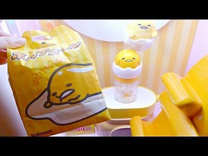 Sanrio Gudetama Popcorn Vending Machine | Cute Food Adventure