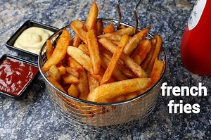 french fries recipe | finger chips | how to make homemade french fries