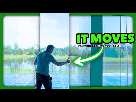 Moving Glass Wall to Enclose Outdoor Patio