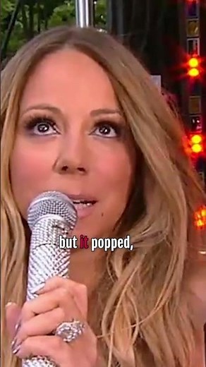 Mariah Carey's Awkward Dress Malfunction On Live TV #Dress #MariahCarey #Malfunction