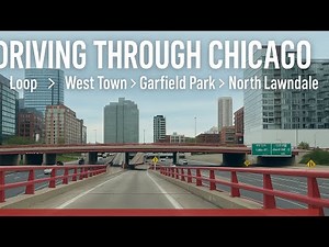 Driving Through Chicago: Loop ➝ West Town ➝ Garfield Park ➝ North Lawndale | Dashcam Drive