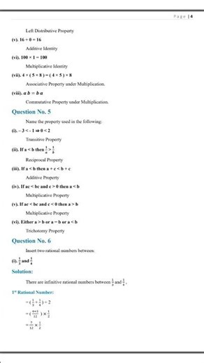 Class 9 Math 2026 - Unit 1 - Ex 1.1 - Q 4+5+6 - Notes #zohadecodes #maths