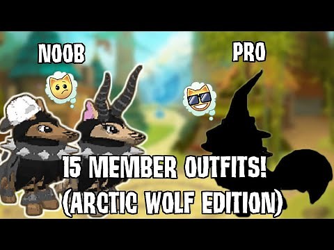15 Arctic Wolf Outfits! | Animal Jam Classic