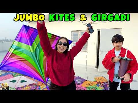JUMBO KITES AND GIRGADI | Special Kites Collection | Makar Sankranti 2026 | Aayu and Pihu Show