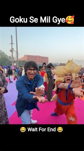 Goku Se Mil Gye 🥰#piyushjoshi #souravjoshivlogs #youtubeshorts #shorts #viral #funny