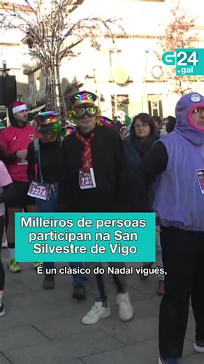 🏃‍♀️ VIGO Milleiros de persoas participan na San Silvestre para despedir o ano Toda a información, en G24.gal e G24play.gal #Galicia #noticias #galego