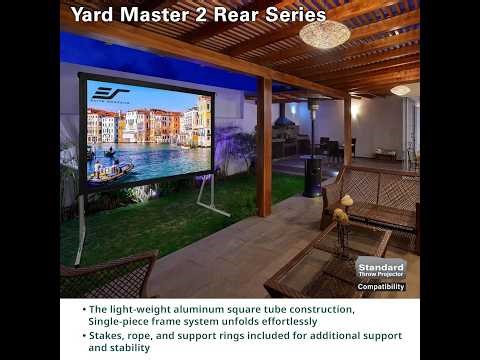 Elite Screens Yard Master 2 90-Inch Rear Projection Screen Review - Pros & Cons - Elite Screens Yar