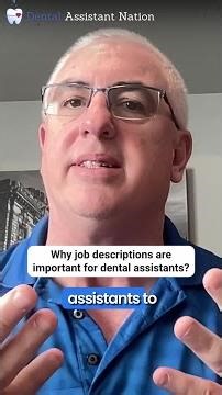 Why are job descriptions important for dental assistants?