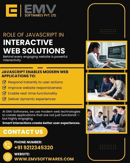 EMV - Role of JavaScript in Interactive Web Solutions