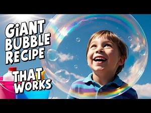 Tired of Failed Mixes? Get the FREE Recipe for Huge GIANT Bubbles! The Best DIY Solution That Works!