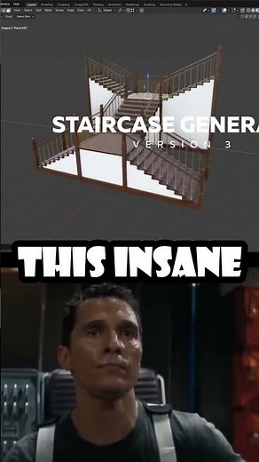 Staircase Generator for Blender by Mult Labs