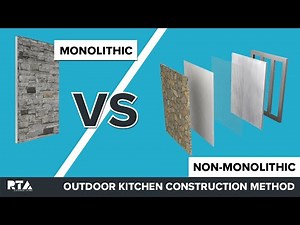 Outdoor Kitchen Concrete Panels | The Most Fail-Proof Construction Method