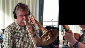 2.3K views · 128 reactions | Listen to another video of our Thein bass trombone artist Ben van Dijk. One of Piazzolla’s evergreens Oblivion. Ben plays on a Thein BVD model bass trombone with a BM mouthpiece! Please enjoy! | Thein-Brass | Facebook