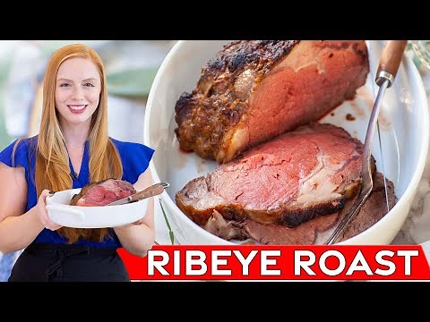 Easy Garlic & Herb Ribeye Roast Beef Recipe - Perfect for holidays!