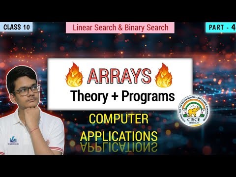 Searching in Java | Linear & Binary Search | ICSE class 10 | Arrays Part 4