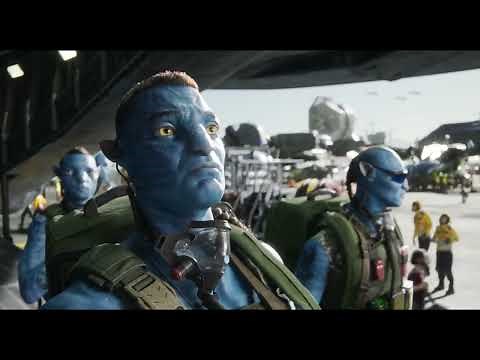 Avatar: The Way of Water (2022) - Quaritch and the other Recoms arrive at the Bridgehead base