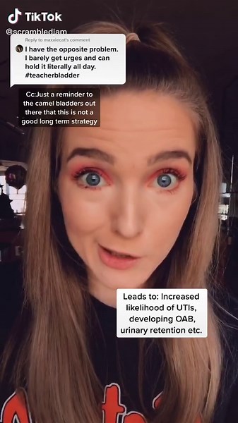 Reply to @maxxiecat Bladder happiness is all about finding the balance. #tiktokpartner #learnontiktok