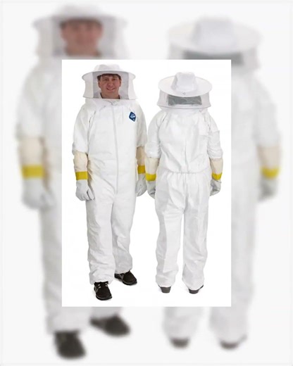 MEDIUM BEEKEEPING TYVEK COVERALL