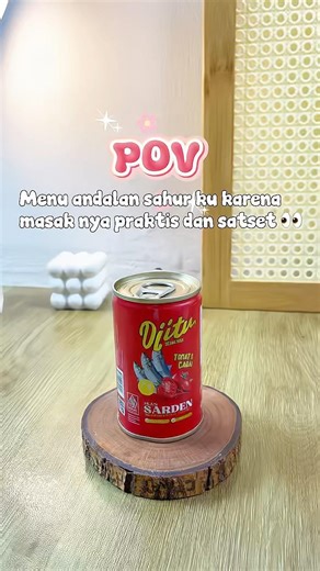 Sarden Djitu menu andalan saat sahur #sarden #sardenkaleng #viralvideo